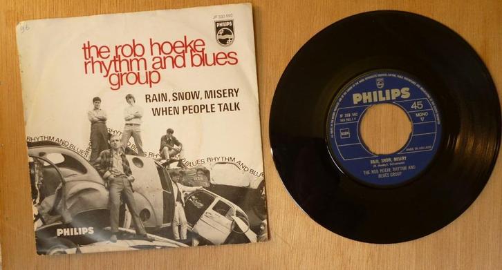 Nederbeat single ROB HOEKE rythm and blues group (333592), Cd's en Dvd's, Vinyl Singles, Zo goed als nieuw, Single, Pop, 7 inch