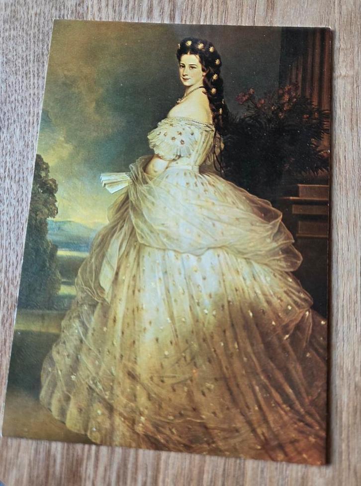 Keizerin Elisabeth van Oostenrijk - Franz Xaver Winterhalter, Verzamelen, Ansichtkaarten | Themakaarten, Ongelopen, 1980 tot heden