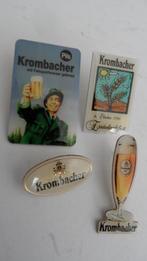 Krombacher bier spelden 4 x, Verzamelen, Biermerken, Verzenden, Gebruikt, Overige typen, Overige merken