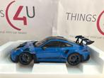 Norev 1:18 Porsche 911 (992) GT3 RS Weissach Package blauw, Hobby en Vrije tijd, Modelauto's | 1:18, Ophalen of Verzenden, Nieuw