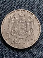 Monaco 5 Franc 1945 Louis II, Verzenden, Frankrijk, Losse munt