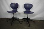 Ahrend Bureaustoelen, bureaustoel | 2 stuks, Ophalen of Verzenden, Gebruikt, Blauw, Bureaustoel