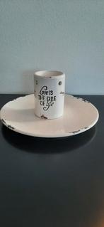 Geur of wax brander met bijpassend bord, Ophalen of Verzenden, Zo goed als nieuw