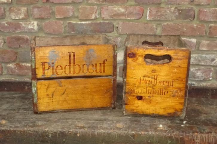 nog 1 maal pied bouef bierkrat krat kist uit 1968, Antiek en Kunst, Curiosa en Brocante, Ophalen