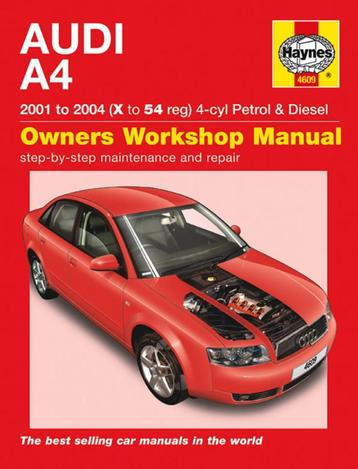 Audi A4 B6 [2001-2004] Haynes boek