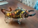 Mondgeblazen Glazen Stier Sculptuur, Antiek en Kunst, Antiek | Glas en Kristal, Ophalen of Verzenden