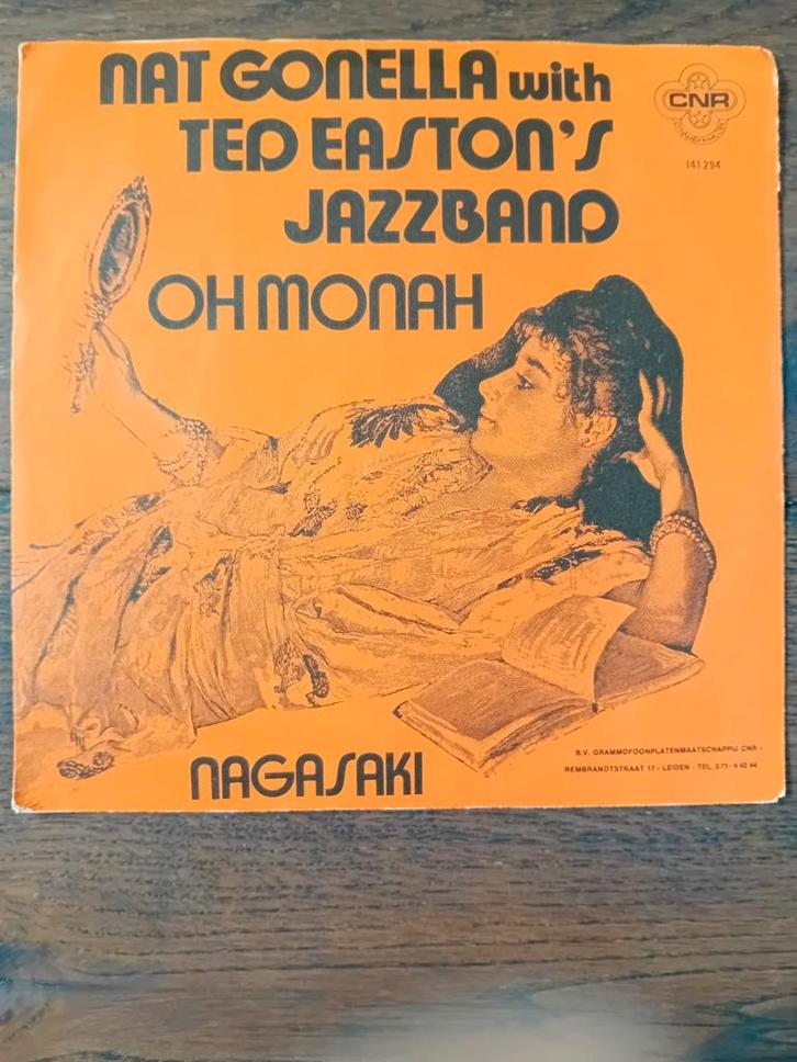 Nat Gonella with Ted Easton's Jazzband – Oh Monah / Nagasaki, Cd's en Dvd's, Vinyl Singles, Zo goed als nieuw, Ophalen of Verzenden