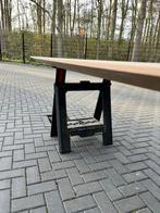 Deens ovaal eettafel 260x110x3 verjongd eiken foutvrij, Ophalen, 100 tot 150 cm, Eikenhout, Foutvrij eiken tafel verjongd verfijnd