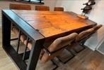 Handgemaakte Eettafel - Eigen Werk, Huis en Inrichting, Tafels | Eettafels, Ophalen, Eikenhout, 200 cm of meer, 50 tot 100 cm