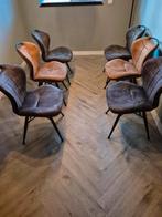 6 microleder stoelen Tantini (Pronto) in uitstekende staat!, Huis en Inrichting, Stoelen, Ophalen, Overige kleuren, Zo goed als nieuw