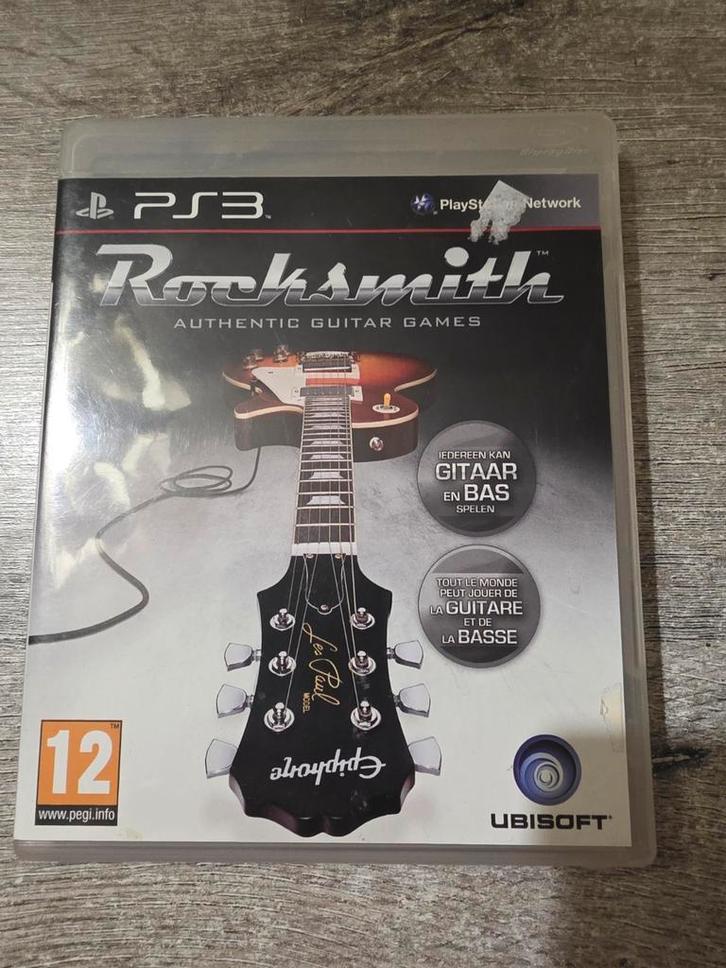 Rocksmith PS3 - Leer gitaar spelen! (Game only), Spelcomputers en Games, Games | Sony PlayStation 3, Gebruikt, Muziek, 1 speler