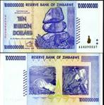zimbabwe 10 biljoen dollar 2008 unc, Postzegels en Munten, Bankbiljetten | Afrika, Zimbabwe, Verzenden