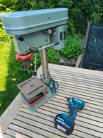 Kinzo Kolom Boormachine, Doe-het-zelf en Verbouw, Gereedschap | Boormachines, Variabele snelheid, Ophalen, Boormachine, Gebruikt