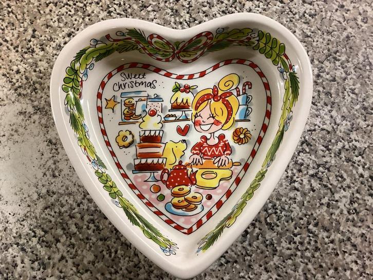 Blond Amsterdam  kerst Hartjes Schaal, Huis en Inrichting, Keuken | Servies, Nieuw, Schaal of Schalen, Blond Amsterdam, Aardewerk