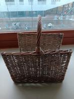 NEW houtmand houtblokken mand, Huis en Inrichting, Woonaccessoires | Schalen en Manden, Ophalen of Verzenden, Nieuw, Rond, Riet