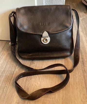 Vintage leren bruine design BREE original tasje tas damestas beschikbaar voor biedingen