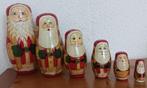 Matroesjka kerstman 6 delig Nesting Dolls, Diversen, Kerst, Ophalen of Verzenden, Gebruikt