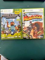 Minecraft & Madagascar Xbox 360, Online, Gebruikt, 1 speler, Ophalen of Verzenden