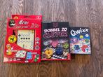 Spellenpakket: Dobbel zo Clever, Qwixx, M-e-j-n, nieuw €25, Een of twee spelers, Ophalen of Verzenden, Nieuw, Reisspel
