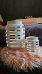 Riverdale Windlichten Set, Overige materialen, Wit, Ophalen of Verzenden, Zo goed als nieuw