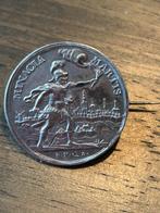 Munt /broche antiek zilver 1748, Vóór koninkrijk, Zilver, Losse munt, Overige waardes