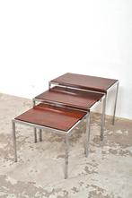 Div tafel bureau vintage salontafel side table eettafel, Gebruikt, 150 tot 200 cm, Teakhout, Rechthoekig