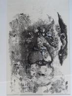 Twee portretten van oudere man monoprint L. de Vries, Antiek en Kunst, Kunst | Etsen en Gravures, Verzenden