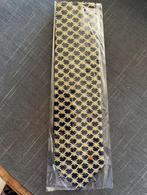 ECT (container terminal) stropdas zwart-goud nieuw, Ophalen of Verzenden, Nieuw, Zwart, Met patroon