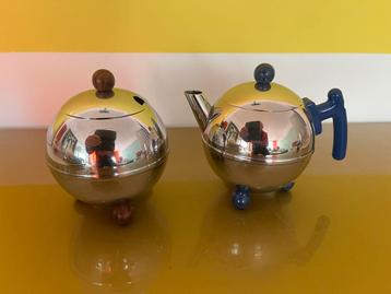 BREDEMEIJER. —  SUGAR BOWL. &. CREAMER. beschikbaar voor biedingen