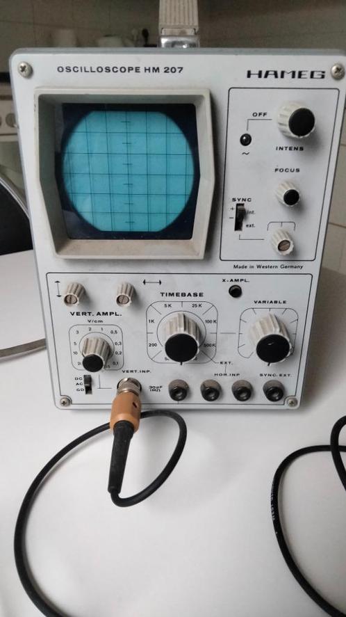 HAMEG oscilloscope HM207, Doe-het-zelf en Verbouw, Meetapparatuur, Zo goed als nieuw, Overige meters, Ophalen of Verzenden