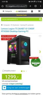 Rtx 3060 12g, core i5 12400f, 16g ram gaming pc, Computers en Software, Desktop Pc's, Ophalen, Lenovo legion, 512 GB, Zo goed als nieuw
