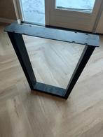 Stalen tafelpoten, Huis en Inrichting, Tafels | Eettafels, Ophalen, Gebruikt, 50 tot 100 cm, Rond