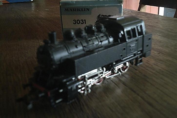 Marklin HO Stoomlocomotief BR81 met telex nr. 3031 met ovp, Hobby en Vrije tijd, Modeltreinen | H0, Gebruikt, Locomotief, Wisselstroom