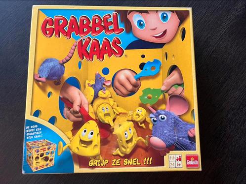 Bordspel Grabbelkaas van Goliath, Hobby en Vrije tijd, Gezelschapsspellen | Bordspellen, Zo goed als nieuw, Ophalen of Verzenden