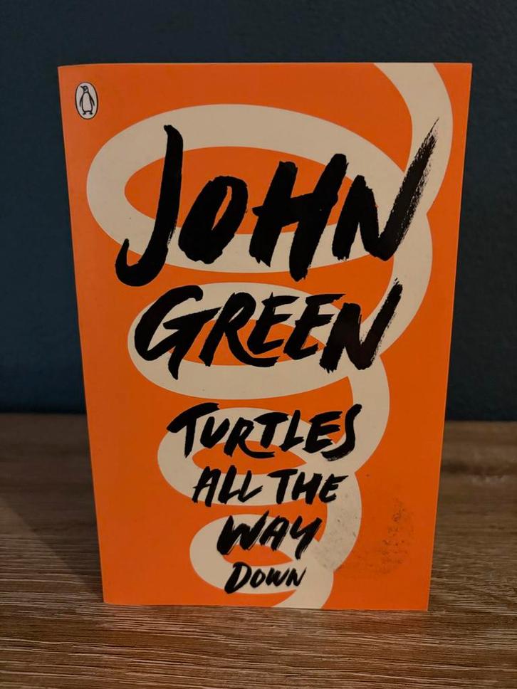 John Green - Turtles All The Way Down engelstalig, Boeken, Romans, Gelezen, Wereld overig, Ophalen of Verzenden