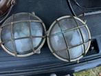 Vintage Scheepslampen (2 stuks), Ophalen of Verzenden, Gebruikt, Glas