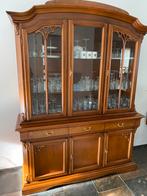 Gratis wortel/notenhout kast, eettafel 4 xstoel, salontafel, Huis en Inrichting, Tafels | Eettafels, Ophalen, Gebruikt, Ovaal