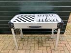 Campingtafel met wasbak en schaakbord, Ophalen, Gebruikt, Campingtafel