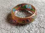Oude Chinese Glazen Cloisonne Armband 66mm, Ophalen of Verzenden, Armband