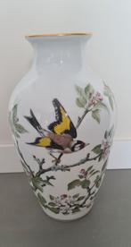 Franklin Mint vaas Woodland bird, Antiek en Kunst, Ophalen of Verzenden