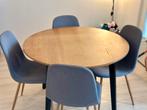 Ronde Eettafel - Natural Oak, Ophalen, Gebruikt, 100 tot 150 cm, Vier personen