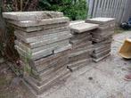 grindtegels 40x60 cm gratis af te halen +-50 stuks, Tuin en Terras, Tegels en Klinkers, Ophalen, Gebruikt, 10 m² of meer, Beton