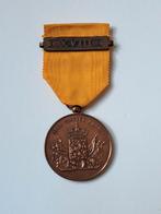 Trouwe dienst medaille onderscheiding brons met gesp XVIII, Verzamelen, Militaria | Algemeen, Ophalen of Verzenden, Landmacht