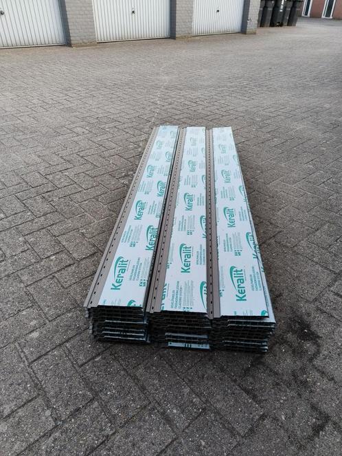 30 Keralit gevelpanelen 143mm Ral7039 kwart grijs, Doe-het-zelf en Verbouw, Platen en Panelen, Zo goed als nieuw, Overige materialen