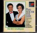 Dvorak, Rubinstein, Rachmaninov: Pianomusic 4 hands /, Verzenden, Romantiek, Zo goed als nieuw, Kamermuziek