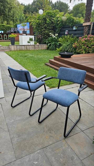 2 Eetkamerstoelen Petrol - Modern Design beschikbaar voor biedingen