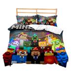 Dekbedovertrek Minecraft, Ophalen of Verzenden, Nieuw, Jongetje of Meisje, Dekbedovertrek