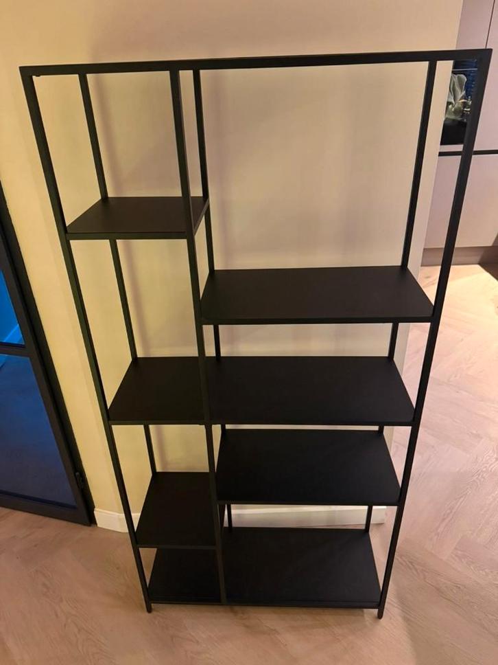 Kast Neptun (Westwing) - zwart - 165x80x30 cm, Huis en Inrichting, Kasten | Boekenkasten, Zo goed als nieuw, 50 tot 100 cm, 150 tot 200 cm