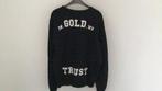 In Gold we Trust, zwart ,maat s, Kleding | Heren, Truien en Vesten, Ophalen of Verzenden, Zo goed als nieuw, Zwart