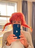 Pippi Langkous pruik voor carnaval, Ophalen of Verzenden, Gebruikt, Hoed of Pruik, Carnaval